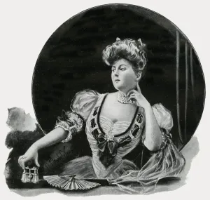 Evening Prints: Women theatre goer 1905