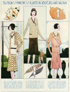 Played Prints: Womens Autumn clothing 1929