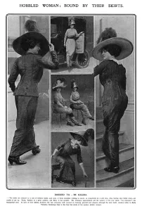 Hobble Prints: Womens clothing in 1910