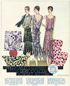Frocks Prints: Womens clothing 1929