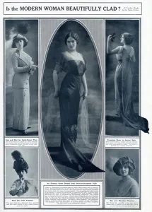Suits Prints: Womens clothing for early spring 1912
