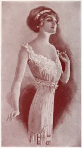 Fashion Prints: Womens corset 1911