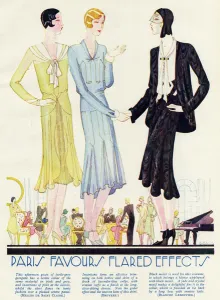 Afternoon Prints: Womens elegant afternoon dresses 1929