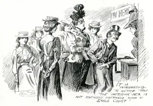 Womans Prints: Womens exhibition at Earls Court 1900