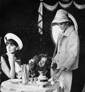 Lunch Prints: Womens fashion for lunch at Caprice, 1965