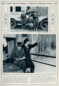 Homefront Prints: Womens home front ambulance service 1917
