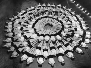 Gymnastics Prints: The Womens League of Health & Beauty exercise classes, 1938