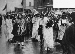 Rights Prints: Womens Right-to-Serve march, 1915