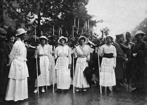 Rights Prints: Womens Right-to-Serve march, 1915