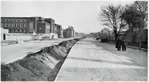 West Prints: Work on the Cromwell Road Extension