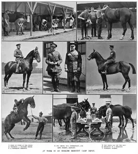 Broken Prints: At work in the English Army Remount Camp Depot, WW1
