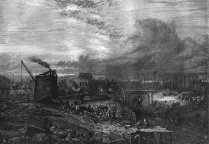 Pancras Prints: Works of the Midland Railway near Kings Cross