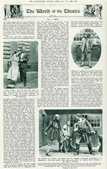 Edward Prints: The World of Theatre - (left) Miss Hilda Moore as Anna Valeska ('Big-Eyed Gladys')