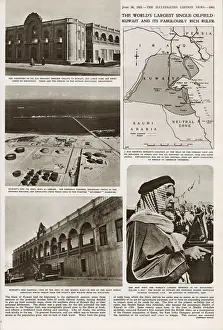 June Prints: The worlds largest single oilfield: Kuwait and its fabulously rich ruler