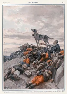 Wounded Prints: Wounded Saved by Dog