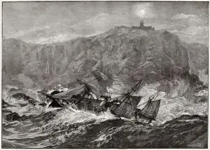 Ship Prints: Wreck of HMS Wasp