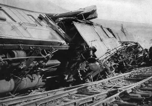 Accident Prints: Wreckage of the Flying Scotsman