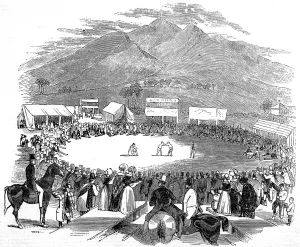 Taking Prints: Wrestling Match in Cumberland, 1842