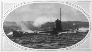 Flag Prints: WW1 / 1915 / U-BOAT U8 SUNK