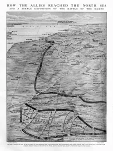 West Prints: WW1 - How Allies reached the North Sea - Battle of the Marne