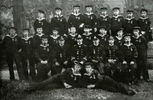 Lieutenant Prints: WW1 - The crew of the German U-9 submarine