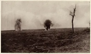 Explosion Prints: WW1 - Gas attacks near Canadian lines, October 1916