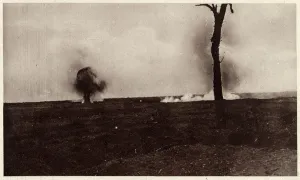 Explosion Prints: WW1 - Gas attacks near Canadian lines, October 1916