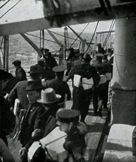 Jackets Prints: WW1 - Lifebelted passengers - Torpedoing of RMS Falaba