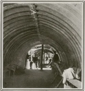 Interior Prints: WW1 - Metal-roofed trench on the Western Front