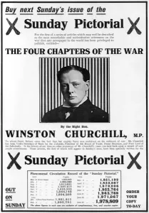 Pictorial Prints: WW1 by Winston Churchill in the Sunday Pictorial