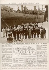 Sail Prints: WW2 British Merchant Navy vessel