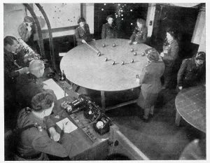 Operations Prints: WW2 - Operations Room of the 1st Anti-Aircraft Division
