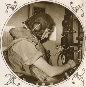Mar16 Prints: WW2 wireless operator on a Hudson plane