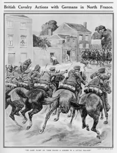 Hussars Prints: Wwi / 1914 / Cavalry Fight