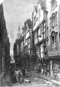 1870 Prints: Wych Street, London, 1870