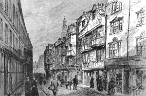 Demolished Prints: Wych Street, London, c. 1884