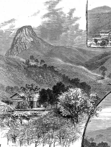 1880 Prints: The Wynaad Goldfields, Southern India. View of the Needle Ar