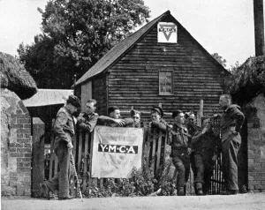 Canteens Prints: Y. M. C. A. Canteen in Wiltshire