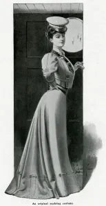 Yachting Prints: Yachting costume 1906