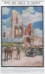 Cart Prints: YMCA hut in Arras, WW1