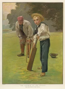 Batsman Prints: A Young Batsman