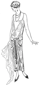 Crepe Prints: Young lady wearing a ball grown from Miss Slater Ltd