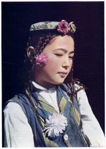 Colour Prints: Young Turki girl of Kashgar