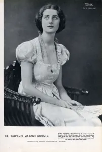 Young Prints: The Youngest Woman Barrister, Yvonne Stranger