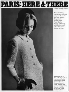 1964 Prints: Yves St Laurent coat and hat