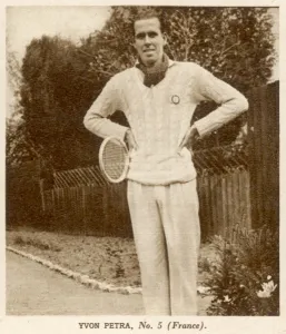 Jumper Prints: Yvon Petra in tennis whites