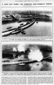 Pavilion Prints: Zeebrugge raid reconstruction at Wembley