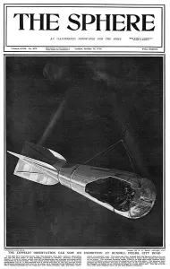 Observation Prints: Zeppelin observation car by G. H. Davis, WW1