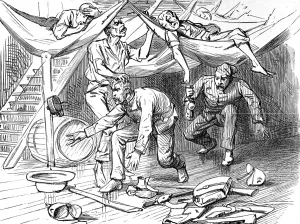 July Prints: The Zulu war. On board a troop ship bound for the Cape