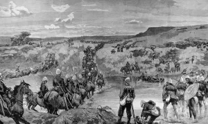 July Prints: The Zulu war. On the march to Ulundi